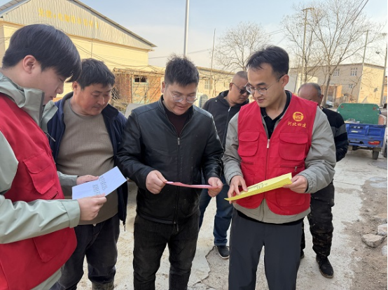 一分公司元氏县农村供水管网项目部开展乡村节水宣传志愿服务活动