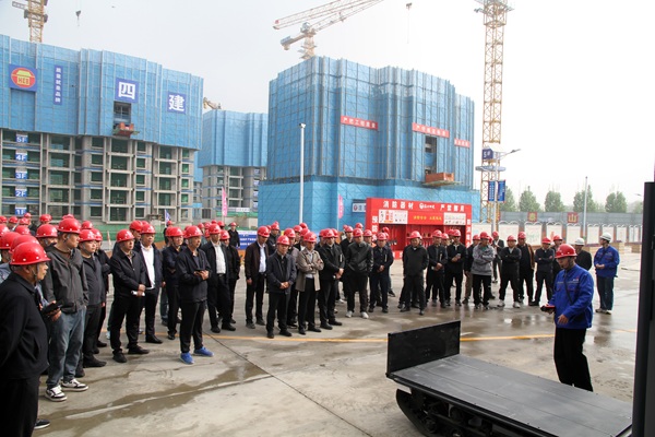 二分公司北席村城中村改造项目安全生产树标杆